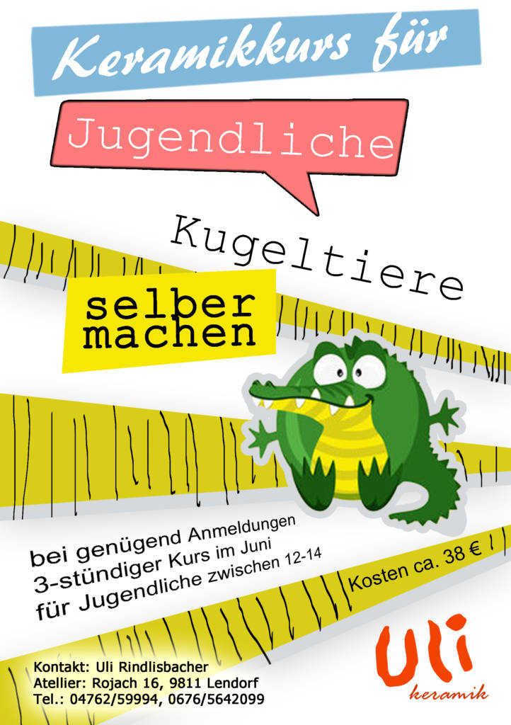Keramikkurs für Jugendliche
